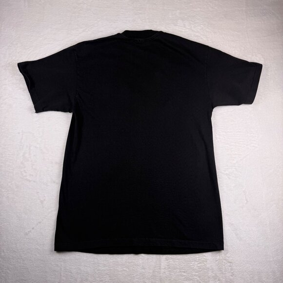 Vintage 90s Panda Graphic T-Shirt Black Bamboo Print Men’s Medium Wildlife - Picture 6 of 7